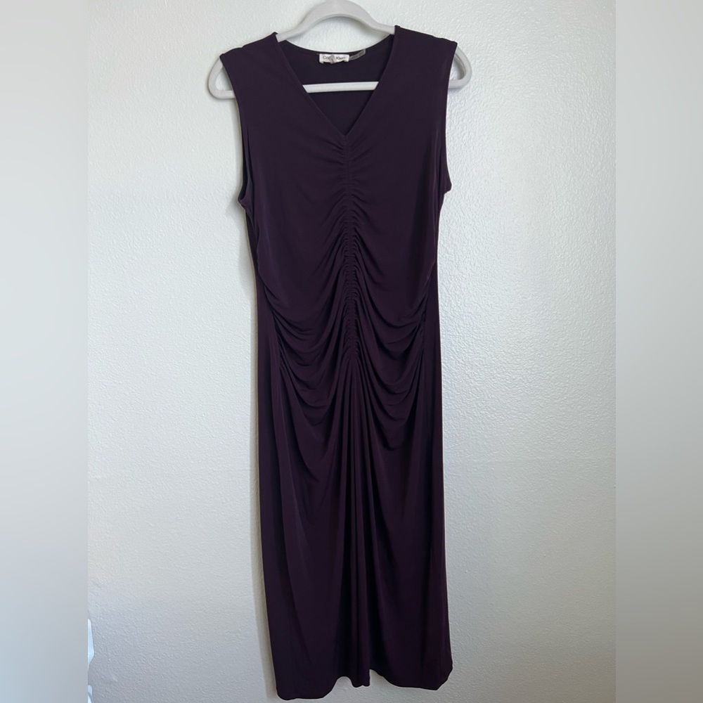 Calvin Klein Plum midi dress